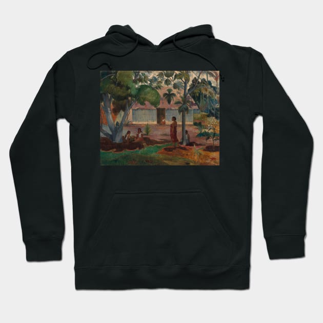 The Large Tree by Paul Gauguin Hoodie by Classic Art Stall